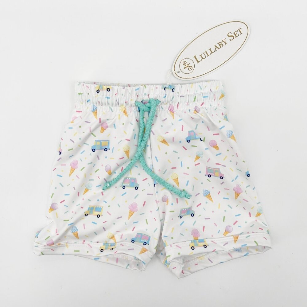 Lullaby Set Size 6M Stewart Swim Trunks Ice Cream Print